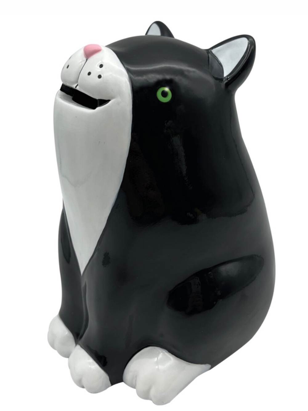 MONEY BOX FAT KITTY Fat Cat Bank ceramic